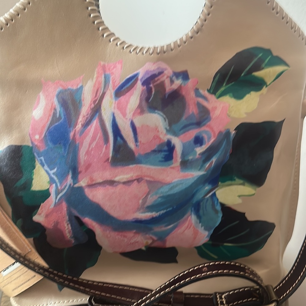 Patricia Nash Leather Rose Purse